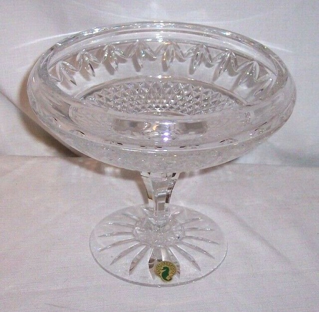 Waterford Crystal PEDESTAL FOOTED COMPOTE 6 1/2" BOWL CANDY DISH