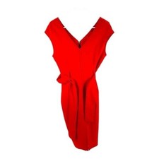 ZARA BASIC | M Medium Red Sheath Dress
