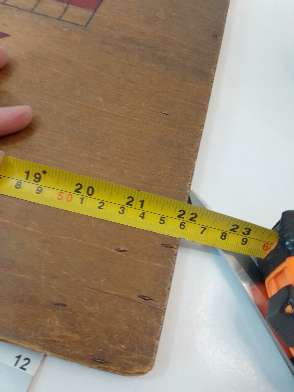 Vintage 1950/60s LUDO Game Wooden Hand Painted Jigsaw Board/Table Top