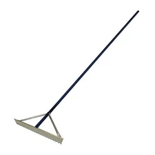 Kraft Tool Asphalt Rake, Magnesium, 31 Tines, 7 ft.