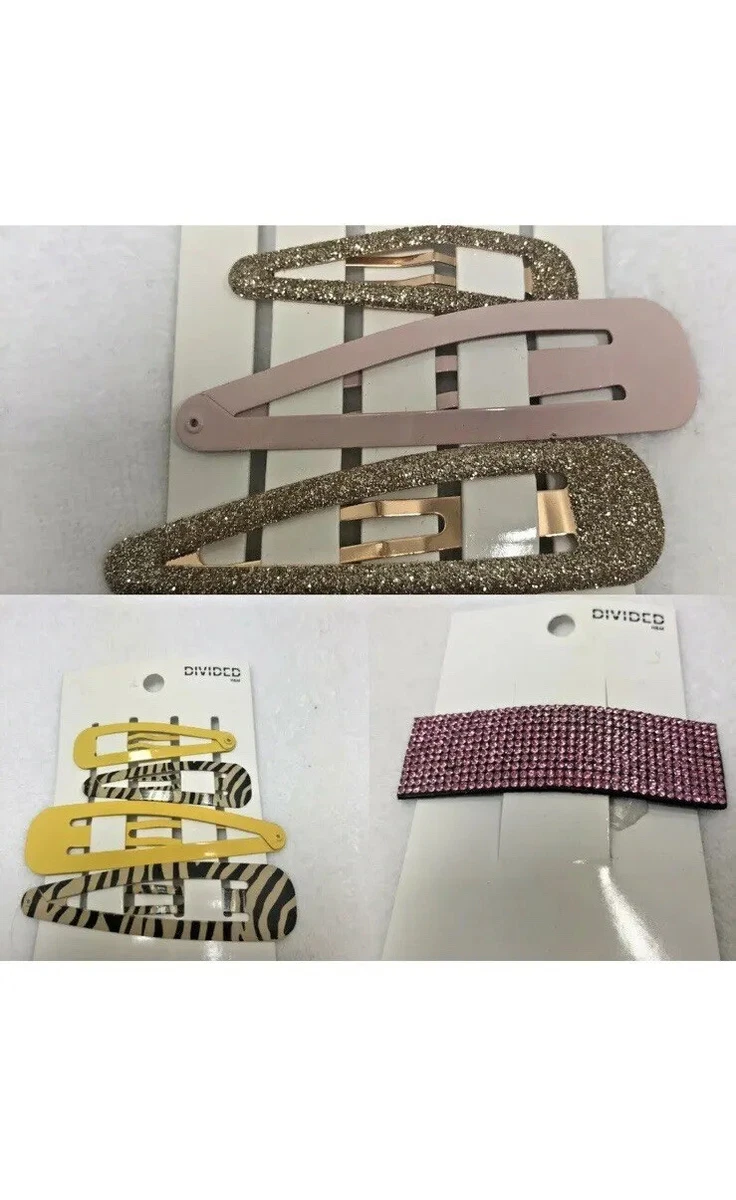 8 Divided H M Assorted Hair Clips Fashion Temperament Hair