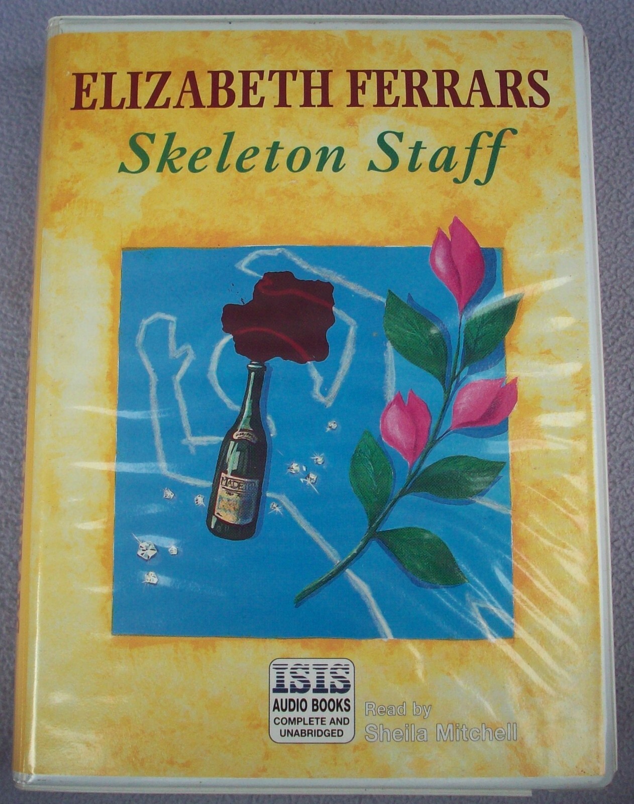 SKELETON STAFF Elizabeth Ferrars UNABRIDGED CASSETTE TAPE AUDIOBOOK VERY SCARCE