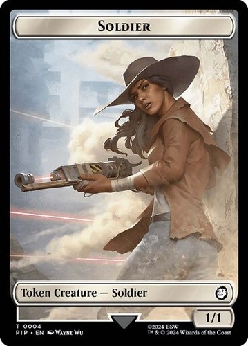 mtg ikoria top cards Junk // Robot Double-Sided Token [Fallout Tokens]