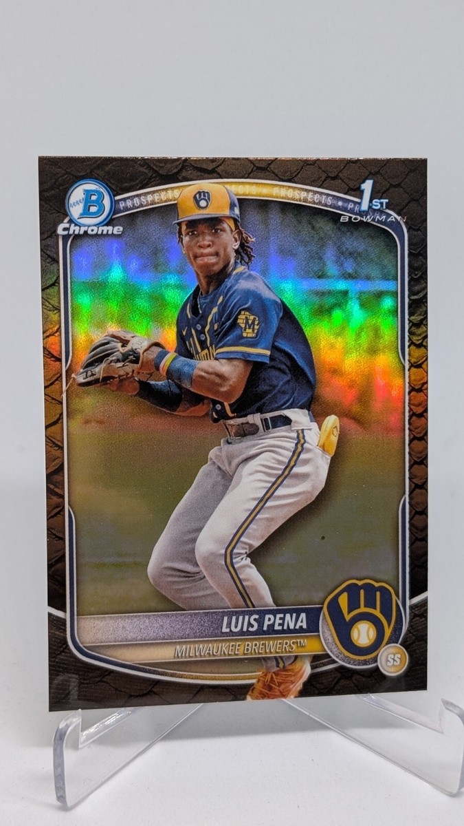 2025 Bowman Baseball Luis Pena 1st Bowman Chrome REPTILLIAN BCP-38