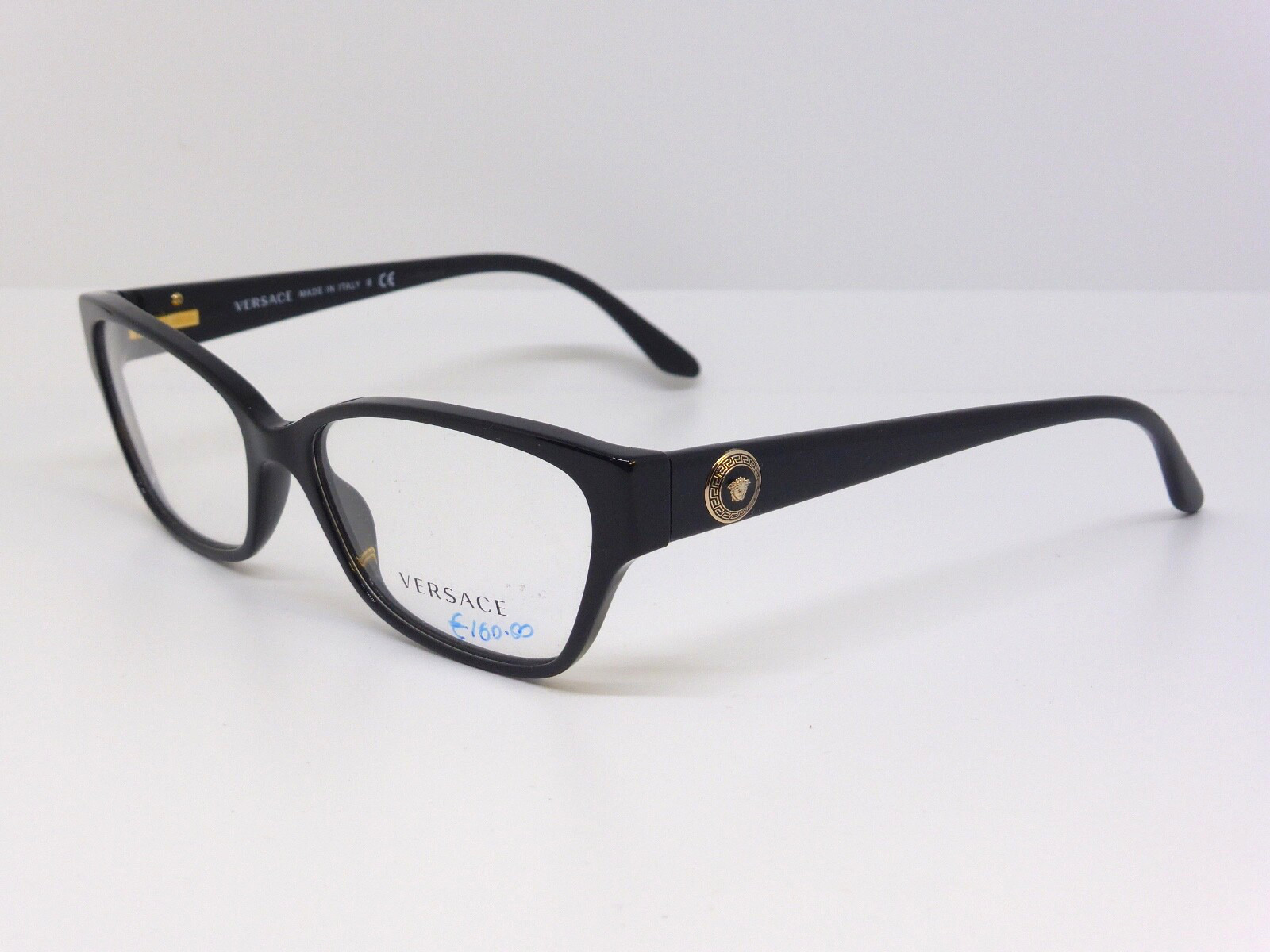 VERSACE 3172 GB1 56-16 Black Eyewear Women Eyeglasses