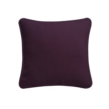 Cushion Covers Cotton Plain Dyed Zipped Pipe Edge Colorful Cushion Covers 16x16"
