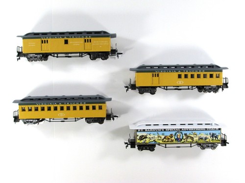 HO Scale **VIRGINIA & TRUCKEE** Old Timer Overland Passenger Set -Rivarossi 6900 - Picture 2 of 7