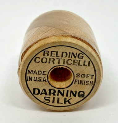 VTG 1920s Silk Darning Thread Belding Corticelli NOS #1070 Rose Gold 40 YDS