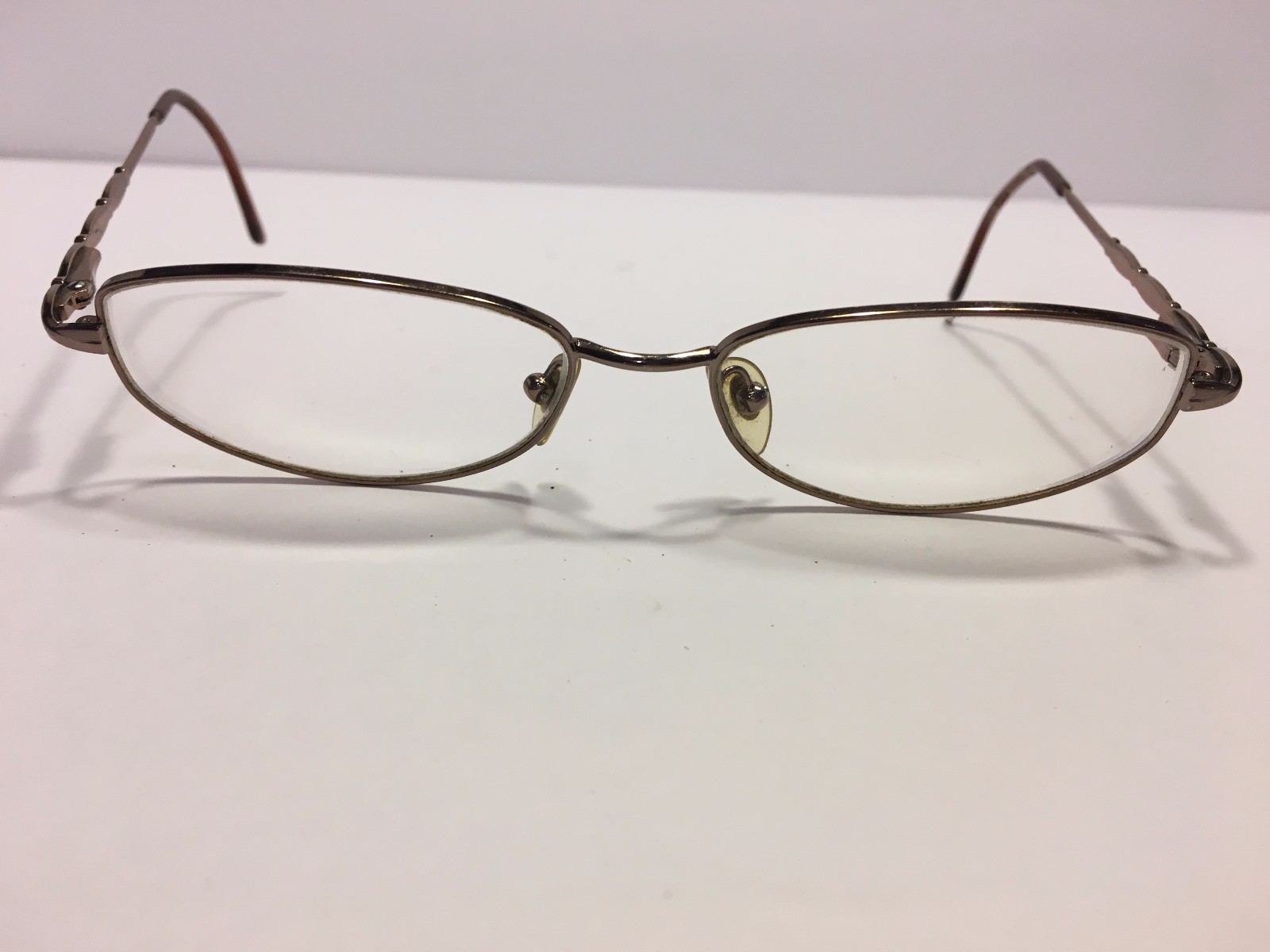 Genny Eyeglasses Italy 53*16*135 776B 5339 Rose Gold Vintage Glasses