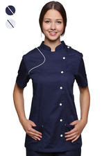 Uniforme tunica Kittiwake Infermiera Sanitaria SPA Salone Terapeuta Massaggio Top