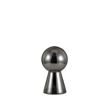 Modern Table Lamp In Smoked Glass With 1 Light D.17.5 Collection DL0568