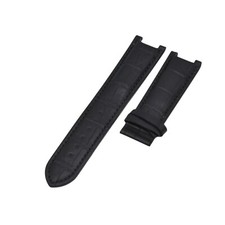 22mm Black Leather Watch Strap For Guess Collection GC420005G