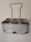 Antique Vintage 1950s Aluminum Coca-Cola Bottle  Carrier