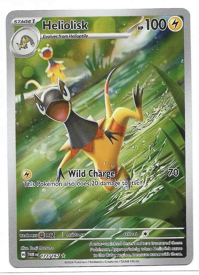 Heliolisk 177/167 Sv06: Twilight Masquerade Holo Pokemon TCG - NM