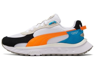 PUMA Wild Rider Rollin' - White Orange Glow - 38151703