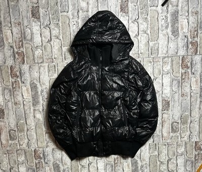 Schott usa Daunenjacke Schwarz Größe L Vintage Y2K