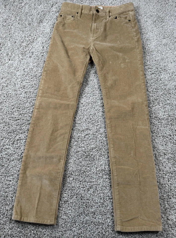 Crewcuts J Crew Girls Corduroy Pants Straight Leg Beige Casual Size 14 - Image 2 of 4