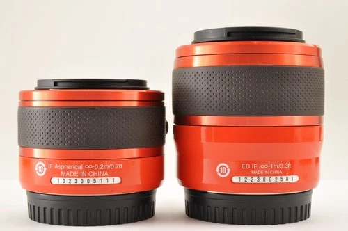 Rare! [Top Mint+] Nikon 1 J2 Orange Digital Camera W zoom Lens Kit US OR Stock image 18