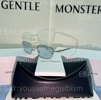 2026 GentleMonster Pocket - Tarx 02(B) Silver Frame Blue Lenses | eBay