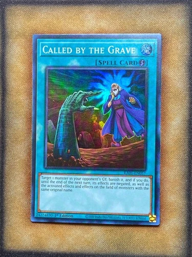 Yugioh Called by the Grave RA01-EN057 Super Rare 1st Ed NM