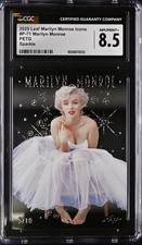 2024 Leaf Marilyn Monroe Icons Collection Clear Acetate Sparkle /10 CGC 8.5