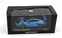 Porsche 911 992 GT3 Rs Riviera Blue 2023 Minichamps 1:43 Weissach Modell