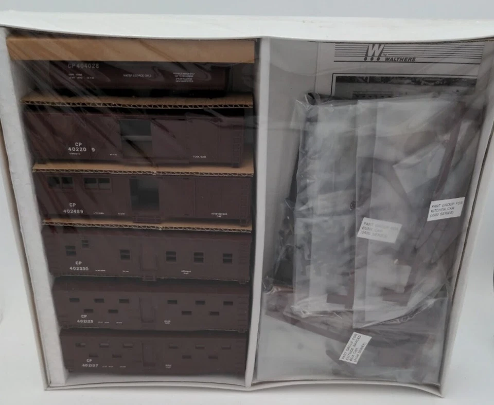 Walthers 932-916 HO Scale Canadian Pacific Work Train # 1 Includes 6 Cars Kit - Image 2 of 2