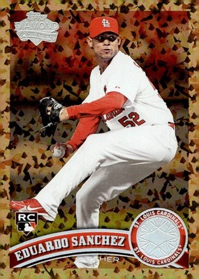 2011 Topps Update #US39 Eduardo Sanchez Cognac Diamond Anniversary Rookie RC