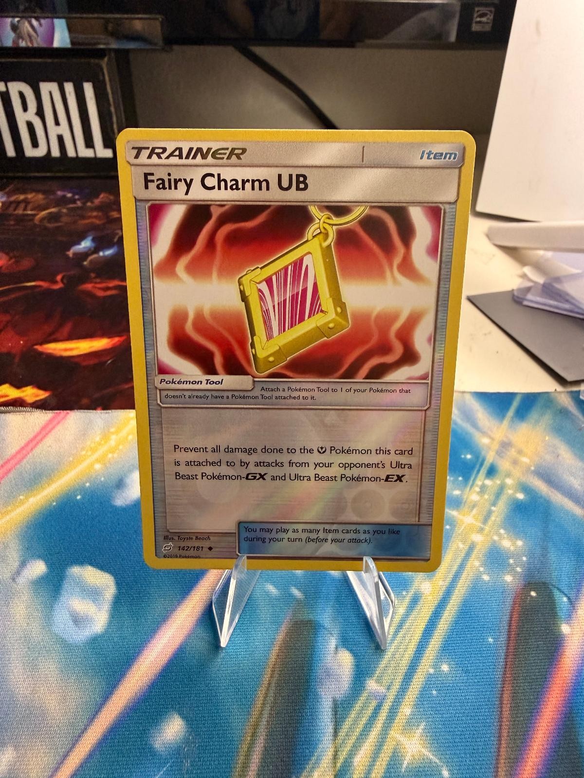 FAIRY CHARM UB 142/181 TEAM UP Reverse Holo Uncommon Pokemon