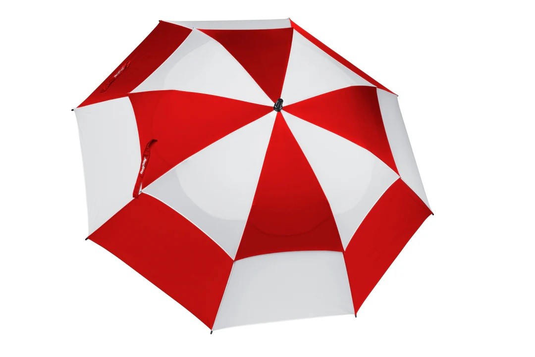 Boy Golf Standard Wind Vent Umbrella Red/white