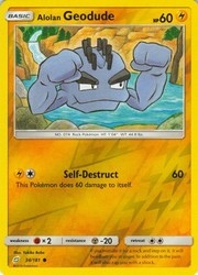Alolan Geodude 34/181 Team Up Reverse Holo