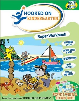 Hooked on Phonics Beginning Words: Kindergarten: Super Workbook