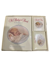 VTG Baby's Book First Five Years B.P. Gutmann Memory Book Thank You Boxed Set