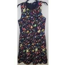 Gap Dress Womens Size 8 Dress Black Splatter Print Dress Classic Streetwear Punk