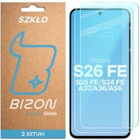 2X Schutzglas FüR Galaxy S25 FE/S24 FE/A36 5G/A56 5G Bizon Displayschutzglas