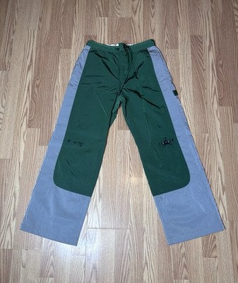 Nike Off White x Jordan Brand Track Pants Green Grey CV3445-361 Medium