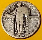 1927 SILVER STANDING LIBERTY QUARTER 25¢ 99-Year-Old Coin