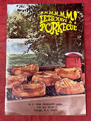 Lets Have A Porkecue Vintage Recipe Booklet Brochure Pork Barbecue Cook book