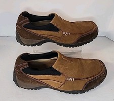 Nunn Bush Portage All Terrain Shoes Men  s 9M Brown Moc Toe Slip On 84227-276