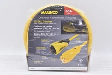 Marinco CS30-50 EEL 30A 125V Shore Power Cordset - 50' - Yellow