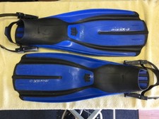 MARES PLANA AVANTI X3 Open Heel Fins - Size Reg/LG - Color Blue