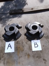 Fixed Head Four Wing Profile Cutter Block Spindle Moulder Tool lambs tongue used