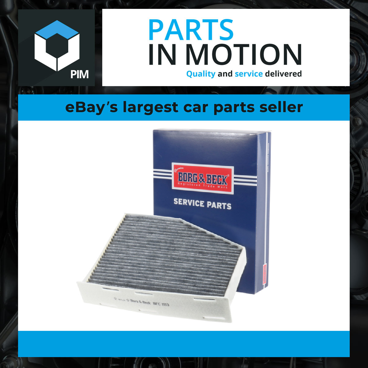 Pollen / Cabin Filter fits SEAT LEON 1M1, 1P1 05 to 12 B&B 1K2819653 1K2819653A