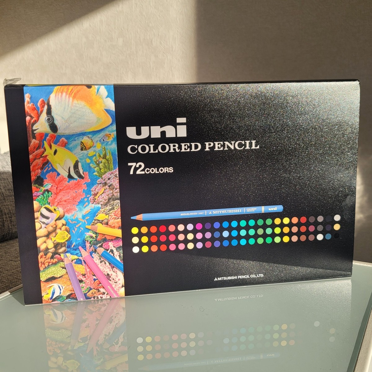 Mitsubishi Pencil uni Colored Pencils 72 Colors Set Artist Quality