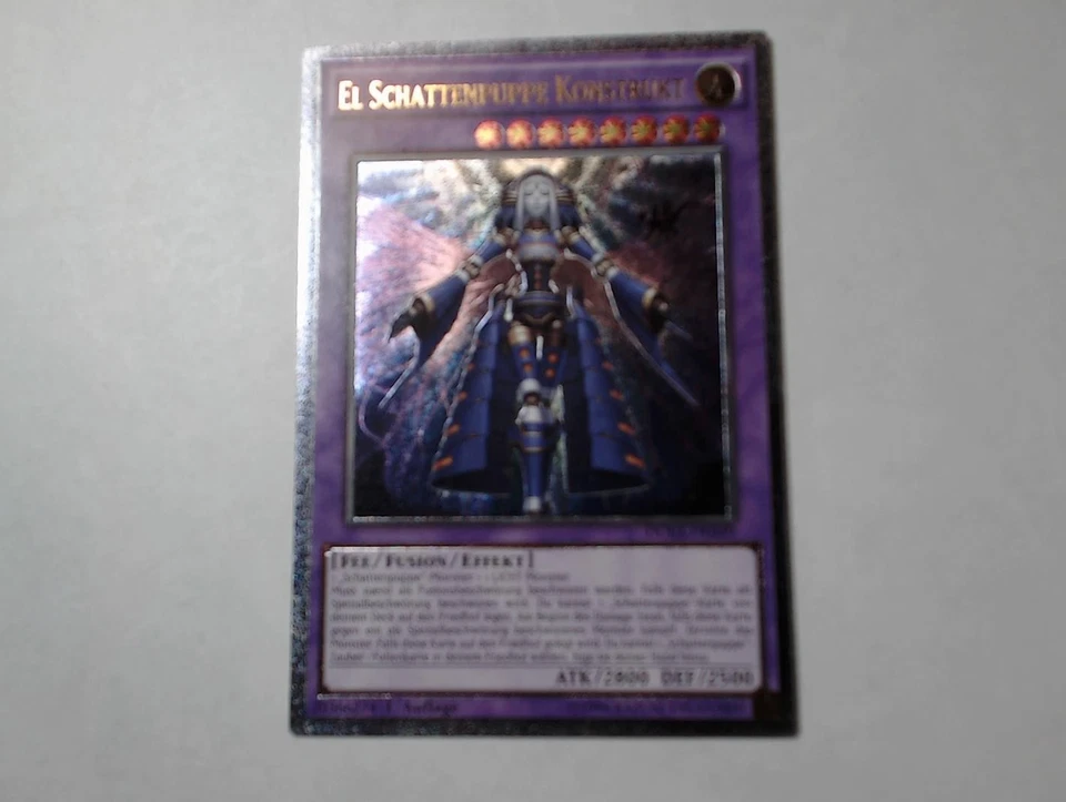 Yugioh EL SCHATTENPUPPE KONSTRUKT , duea-de049 Ultimate Rare deutsch NM 1st - Bild 3 von 4