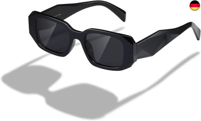 kimorn Rechteck Sonnenbrille für Frauen Männer Trendy Retro Trendy Sonnenbrille 