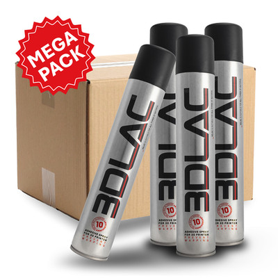 3DLAC Spray 400ml Profipack Sprühkleber Haftspray Druckbett Druckplatte 3D Druck