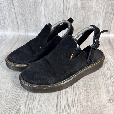 Dr. Martens Carlson Black Suede Slingback Mules Mens Size US  display picture 3