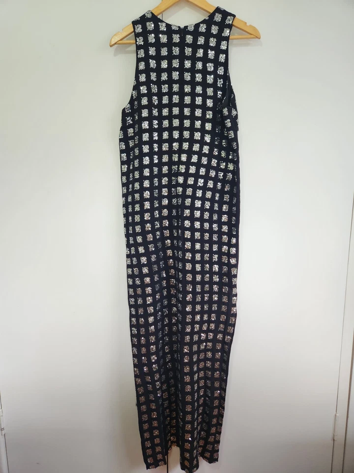 Finders Keepers Size L Event Formal Dress Sequins High/Low - image 2 of 4