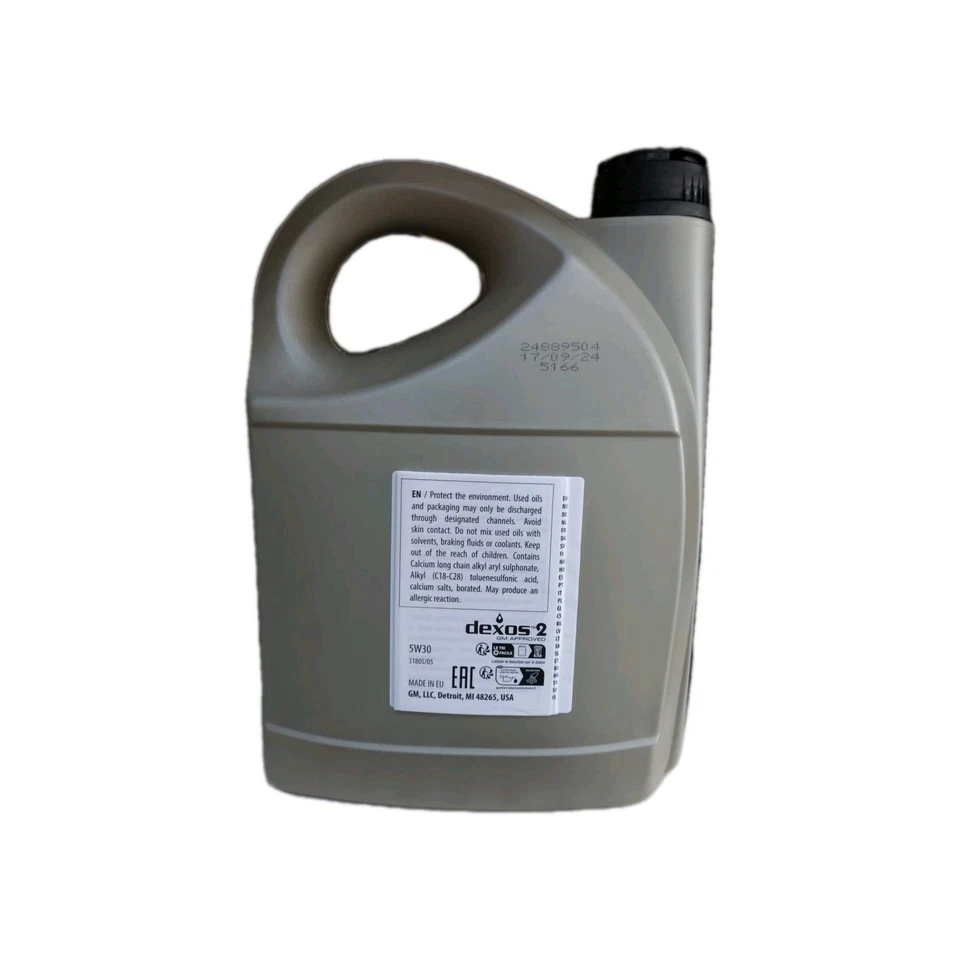 Opel 5w30 Dexos2 5L - Imagen 2 de 2